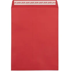 JAM Paper Self Seal Catalog Envelope, 9" x 12", Red, 50/Pack (188447598I)* Catalog