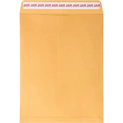 JAM Paper Self Seal Catalog Envelopes, 10" x 13", Brown Kraft Manila, 100/Pack (13034233D)* Catalog