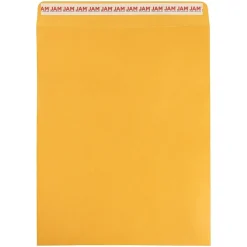 JAM Paper Self Seal Catalog Envelope 11 1/2" x 14 1/2", Brown Kraft Manila, 50/Pack (13034235i)* Catalog