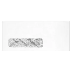 JAM Paper Self Seal Security Tinted #10 Business Envelopes, 4 1/8" x 9 1/2", White, 1000/Pack (45161-1M)* Security Tinted