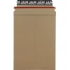 JAM Paper ® Stay-Flat Photo Mailer Stiff Envelopes with Self-Adhesive Closure, 6 x 8, Brown Kraft, Sold Individually (8866640)* Padded Mailers