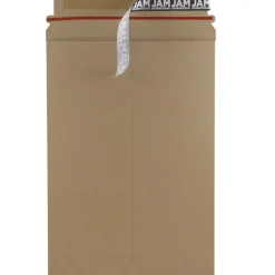 JAM Paper ® Stay-Flat Photo Mailer Stiff Envelopes with Self-Adhesive Closure, 6 x 8, Brown Kraft, Sold Individually (8866640)* Padded Mailers