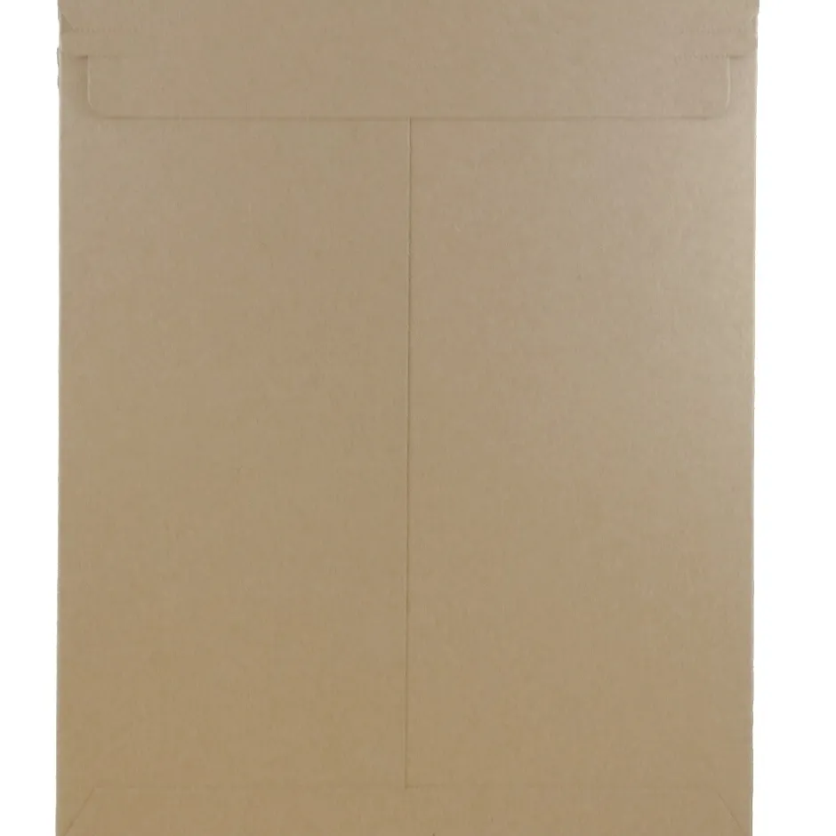 JAM Paper ® Stay-Flat Photo Mailer Envelopes, 11 x 13.5, Brown Kraft, Self-Adhesive Closure, Sold Individually (8866644)* Padded Mailers