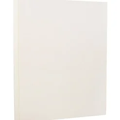 Sale Strathmore 88 lb. Cardstock Paper, 8.5" x 11", Natural White, 50 Sheets/Pack (301015) Card Stock