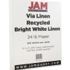 Sale ® Strathmore 24lb Paper, 8.5 x 11, Bright White Linen, 100 Sheets/Pack (143920) Resume Paper