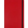 JAM Paper 1-Subject Pocket Notebook, 5.875" x 8.5", Narrow Ruled, 100 Sheets, Red (340526610) Clearance