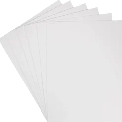JAM Paper Two-Pocket Textured Linen Business Folders, , 6/Pack (95448D) White Sale