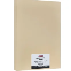 Vellum Bristol Cardstock Paper, 67 lbs., 11" x 17", Tan, 50 Sheets/Pack (16932840) Card Stock