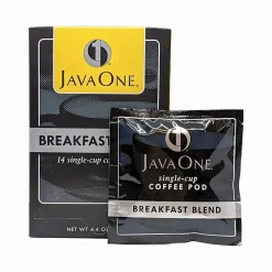 Keurig K-Cups<JavaOne Breakfast Blend Coffee Freshpack, Light Roast, 84/Carton (JTC30106CT)