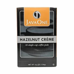 Keurig K-Cups<JavaOne Hazelnut Crème Coffee Freshpack, Light Roast, 84/Carton (JTC70506CT)
