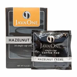 Keurig K-Cups<JavaOne Hazelnut Crème Coffee Freshpack, Light Roast, 84/Carton (JTC70506CT)