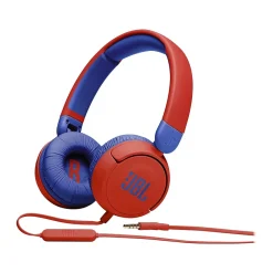 JBL JR310 On-Ear Headphones, Red (JR310REDAM)