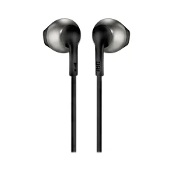 JBL TUNE 205 Stereo Earbud Headphones, Black (T205BLKAM)