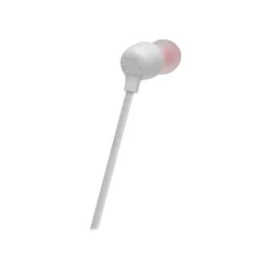 JBL TUNE 125BT Wireless Bluetooth Stereo In-Ear Headphones, White (T125BTWHTAM)