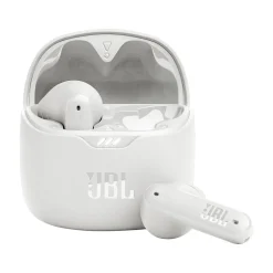 JBL TUNE Flex Wireless Active Noise Canceling Earbuds, Bluetooth, White (TFLEXWHTAM)