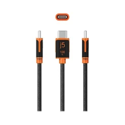 Power Cables<j5create 5.9' USB C to USB C Power Cable, Male to Male, Black (JUCX25L18)