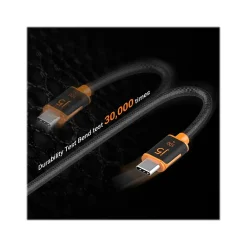Power Cables<j5create 5.9' USB C to USB C Power Cable, Male to Male, Black (JUCX25L18)