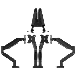 j5create Adjustable Dual Monitor Arms, Up to 32