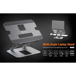 j5create Aluminum Multi-Angle Laptop Stand for Up to 16