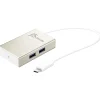 Usb Hubs<j5create 4-Port USB 3.0 Hub, Silver (JCH343US)
