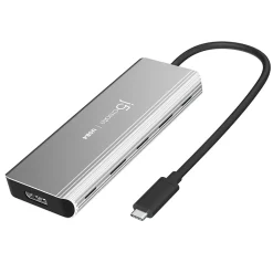 Usb Hubs<j5create 5-Port USB Type-C Hub, Space Gray (JCD401)
