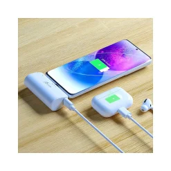 j5create USB Type-C Power Bank, 4900mAh, Pure White (JPB5220W)