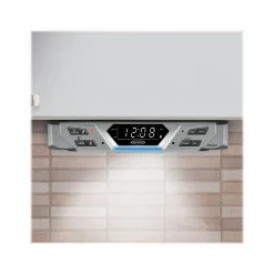 Smart Speakers & Displays<Jensen Under-Cabinet Voice-Controlled Wireless Music System, Silver (JAS-725)