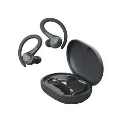 JLab GO Air Sport Wireless Earbuds, Bluetooth, Graphite (EBGAIRSPRTRBLK124)