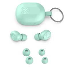 JLab JBuds Mini Wireless Noise Canceling Earbuds, Bluetooth, Mint (EBJBMINIRMNT124)