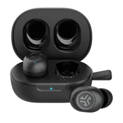 JLab JBuds Mini Wireless Noise Canceling Earbuds, Bluetooth, Black (EBJBMINIRBLK124)