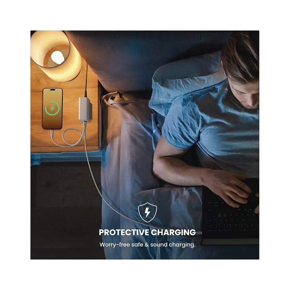 JOURNEY BLITZ 140 USB Type-C Desktop Charger, White (JWCG140WH)