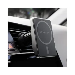 JOURNEY EXPRESS MagSafe Wireless Car Mount Charger, Black (JREMWCVM)