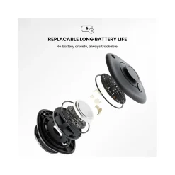 JOURNEY LOC8 Bluetooth Tracker, Black (JSTTBK)