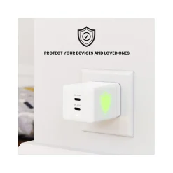 JOURNEY USB Type-C Dual Wall Charger, White (JWCG265WH)