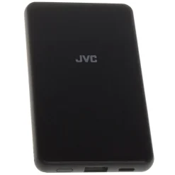 JVC Qi Wireless Charger and Power Bank, 5-Watt, Black, (BHQPB50)