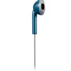 JVC Retro In-Ear Earbuds with Microphone, Blue (HAF19MAH)