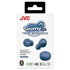 JVC RIPTIDZ True Wireless Earbuds with Charging Case, Bluetooth, Navy (HAA9TA)