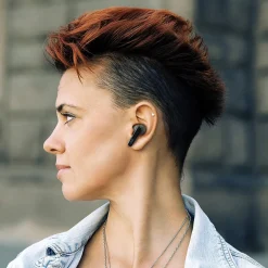 JVC RIPTIDZ True Wireless Earbuds with Charging Case, Bluetooth, Olive (HAA9TG)