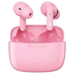 JVC Ultra-Compact True Wireless Earbuds with Charging Case, Bluetooth, Pink (HAD5TP)