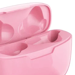 JVC Ultra-Compact True Wireless Earbuds with Charging Case, Bluetooth, Pink (HAD5TP)