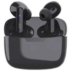 JVC Ultra-Compact True Wireless Earbuds with Charging Case, Bluetooth, Olive Black (HAD5TB)