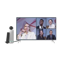 Kandao Meeting S HD 1080p Conferencing Webcam, 12 Megapixels, White/Silver (MT0623)* Webcams
