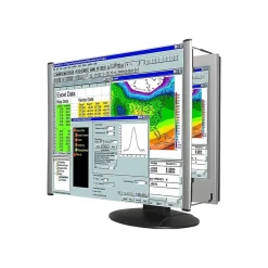 Kantek LCD Monitor Magnifier Filter for 19" Monitors, 5:4, Silver (KTKMAG19L)