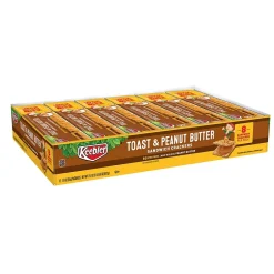 Crackers<Keebler Toast and peanut butter Sandwich Crackers, 1.8 oz., 12 Packs/Box (KEE21166)
