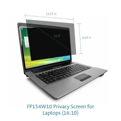 Kensington Anti-Glare Reversible Privacy Screen for 15.4" Widescreen Laptop, 16:10 (K52104WW)