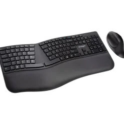 Kensington Pro Fit Wireless Ergonomic Keyboard and Optical Mouse Combo, Black (K75406US)* Ergonomic Keyboard & Mouse Sets