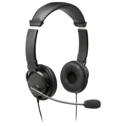 Kensington USB Hi-Fi Headphones With Mic Stereo Headset, Over-the-Head, Black (K97601WW)* Gaming Headsets