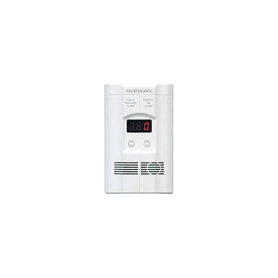 Carbon Monoxide Detectors<Kidde Nighthawk Plug-In Carbon Monoxide Propane and Natural Gas Alarm (408-900-0113-02)