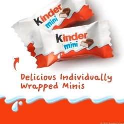 Chocolate<KINDER Chocolate Minis, 21.2. oz, 100/Pack (220-02311)