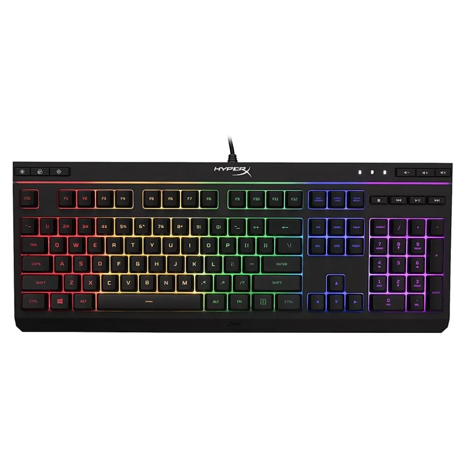 Kingston Alloy Core RGB Gaming Wired Keyboard, Black (4P4F5AA#ABA)* Gaming Accessories